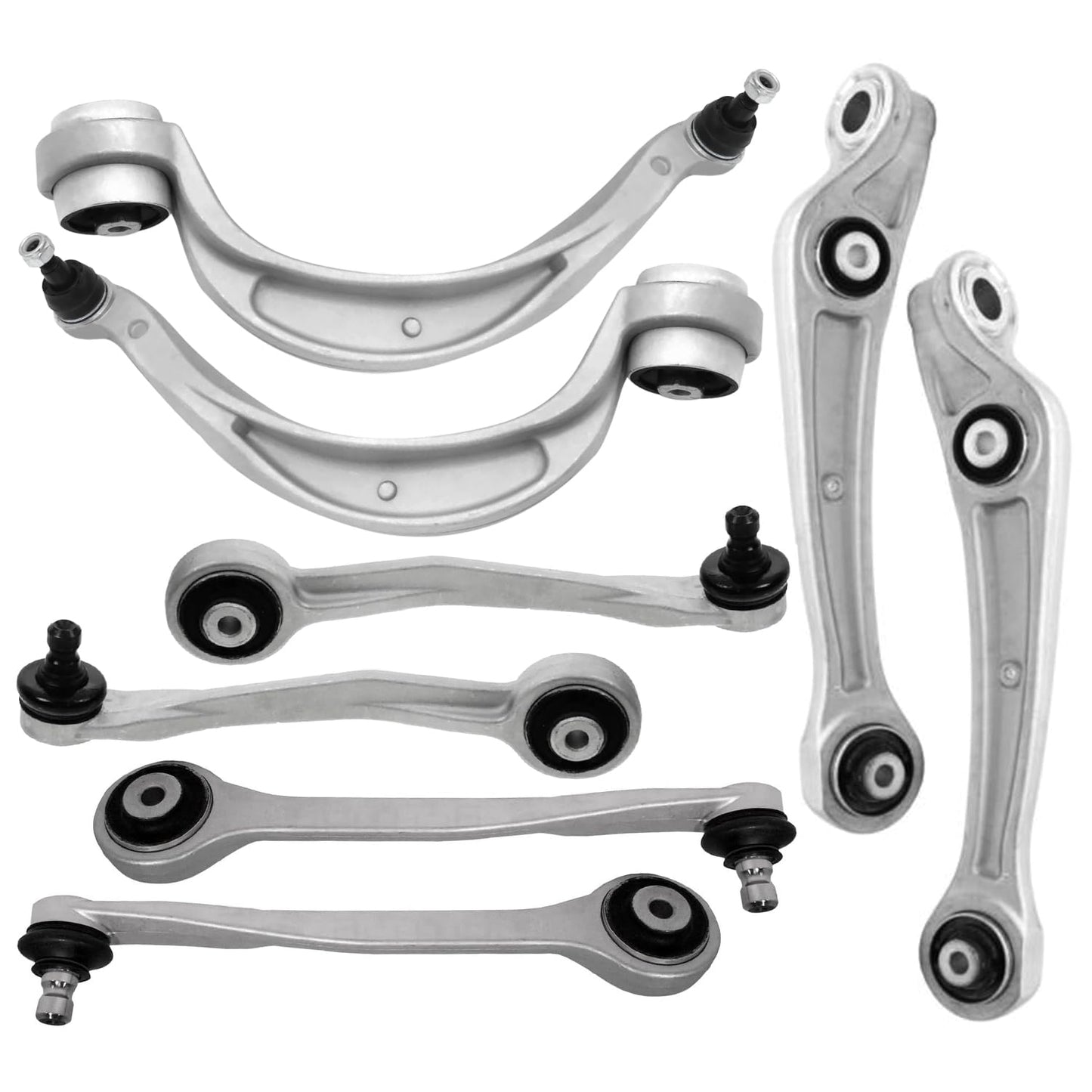 Detroit Axle - Front Control Arms Kit for Audi A4 A5 Quattro S4 S5 Q5 RS5, 6 Upper Forward Rearward and Lower Rearward Control A