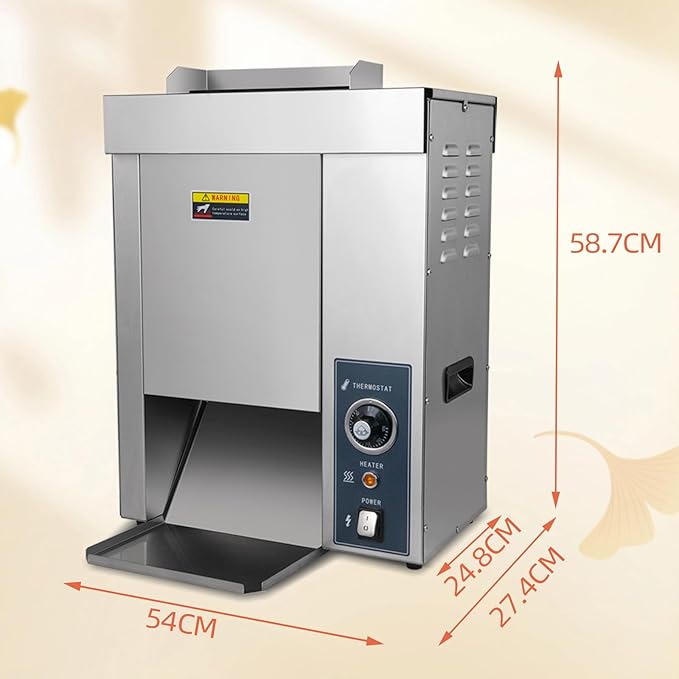 Hakka Commercial Burger Machine, Vertical 2000W Chain Type Automatic Unlimited