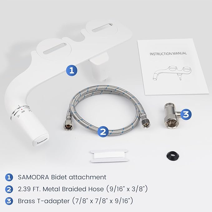 SAMODRA Ultra-Slim Bidet Attachment