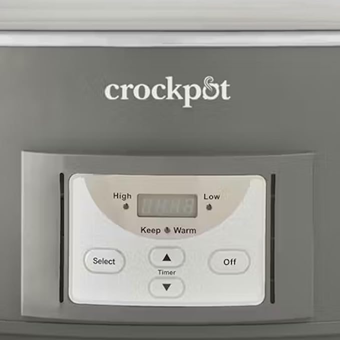 Crock-Pot Locking Lid 6qt Cook and Carry Programmable Slow Cooker Moonshine