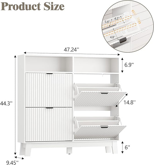 Shoe Cabinet Storage for Entryway