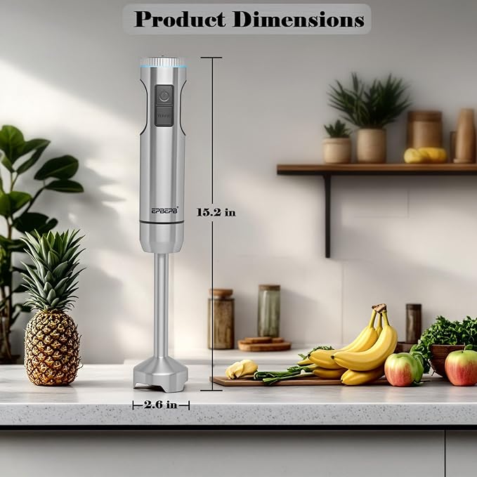 Handheld immersion Blender 11-Speed, 1000W Immersion Blender