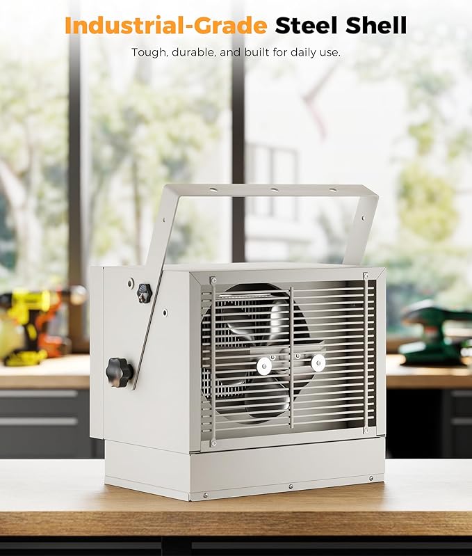 Electric Garage Heater for Indoor Use - 5000W