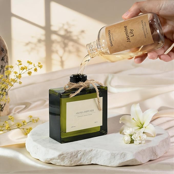Jasmine Lily Scented Reed Diffuser Oil Refill