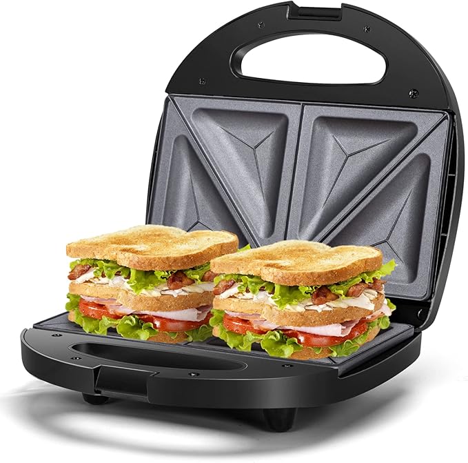Aigostar 2in1 Sandwich Maker Panini Press Grill