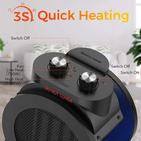1500W Electric Space Heater