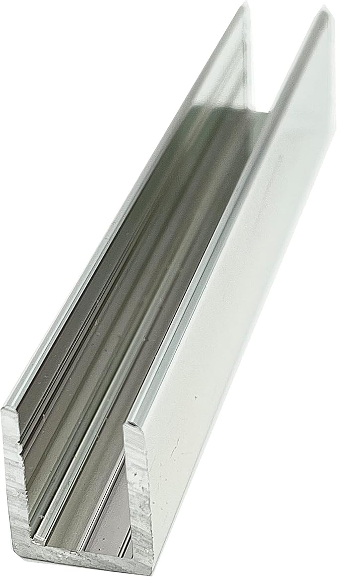 Brixwell SDCD38PN-CCP48-XCP50 Polished Nickel 3/8" Fixed Panel Shower Door Deep