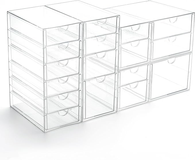 Prsildan Acrylic Drawer Organizer