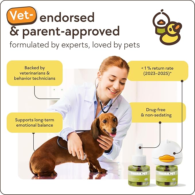 TherapetMD 2-Pack 120-Days Dog Calming Diffuser Kits