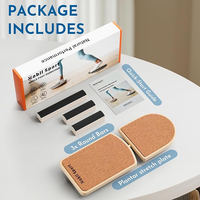 Ankle Balance Board Foot Strengthener Trainer, Single Leg Balance Board & Ankle