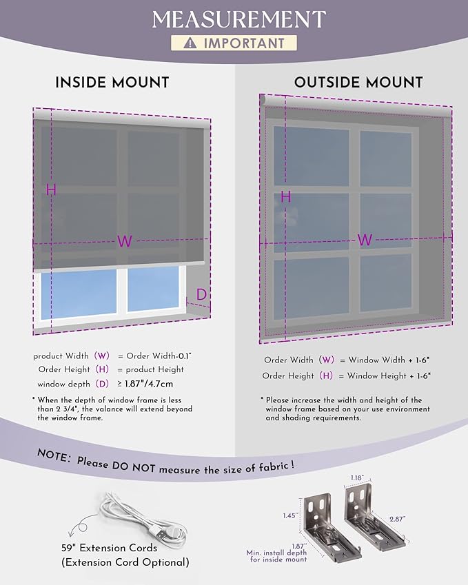 Graywind Motorized Solar Shades Light Filtering Mesh Shade Compatible