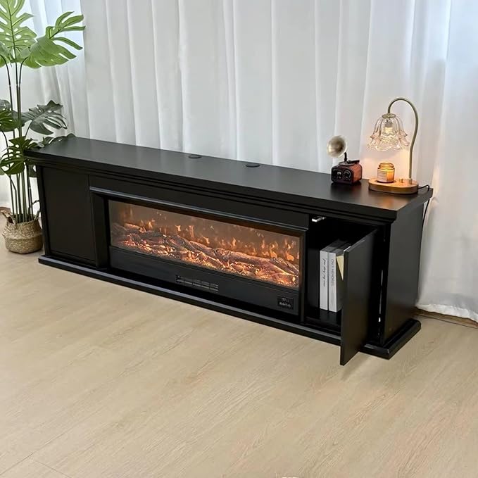 Freestanding Electric Fireplace Heater