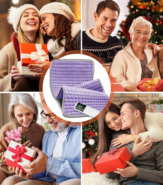 Heating Pad for Back Pain Relief, 9 Heat Settings & 4 Timers Auto Shut Off