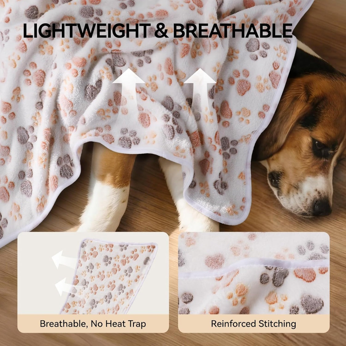 1 Pack 3 Blankets Super Soft Fluffy Premium Fleece Dog Blankets For Puppy Cat Pet Blanket Flannel Throw Warm Sleep Dog