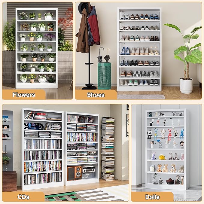 6-Tier Adjustable Steel Garage Storage Shelf