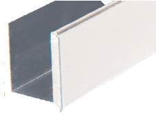 Brixwell SDCD38A-CCP36-XCP50 Satin Anodized 3/8" Fixed Panel Shower Door Deep