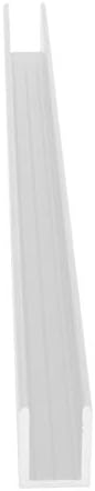 Brixwell SDCD38BS-CCP12-XCP5 Brushed Stainless 3/8" Fixed Panel Shower Door