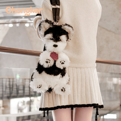 Black & White Schnauzer Backpack – Adorable & Practical