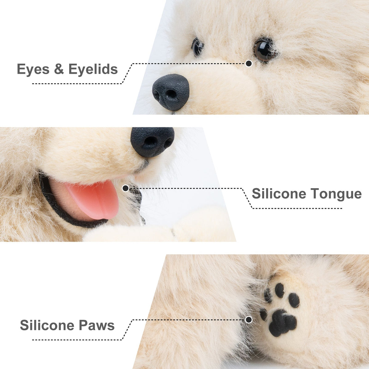 Golden Retriever Plush – Weighted Emotional Support Toy Gift