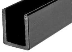 Brixwell SDCD38GM-CCP12-XCP5 Gun Metal 3/8" Fixed Panel Shower Door Deep
