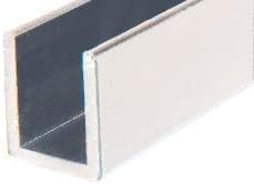 Brixwell SDCD38AB-CCP24-XCP5 Brushed Anodized 3/8" Fixed Panel Shower Door Deep