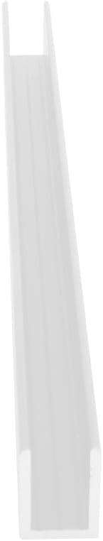 Brixwell SDCD38PS-CCP12 Polished Stainless 3/8" Fixed Panel Shower Door Deep