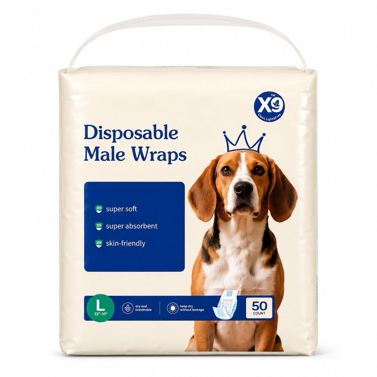 Disposable Male Dog Wraps