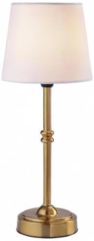 O’Bright Seraph - Cordless LED Table Lamp with Dimmer, Built-in Rechargeable Battery, 3-Level Brightness, Patio Table Lamp, Bedside Night Lamp, Ambient Light for Restaurant, Antique Brass