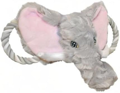 Jolly Pets Jolly Tug-a-Mal Elephant Tug/Squeak Toy, Medium