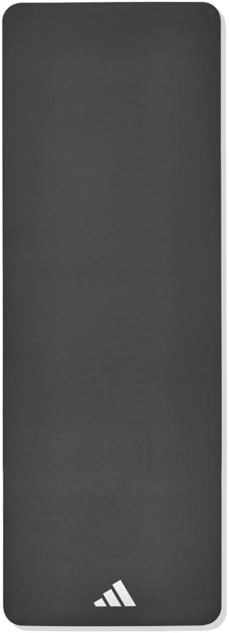 adidas Yoga Mat - Eco Friendly - Non Slip, Durable Textured Surface, 8mm