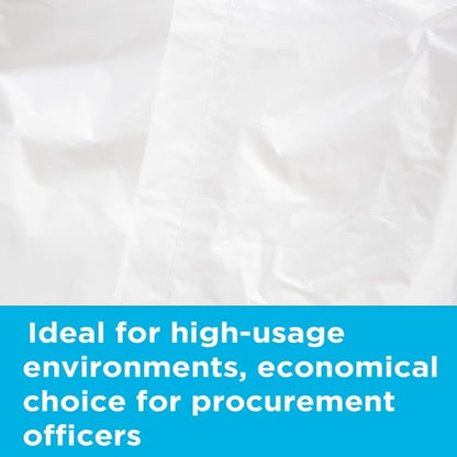 Clear Trash Bags,40-45 Gallon Trash Bags, 40" x 48", 250 Count, 16 Micron, High Density, Ideal for Janitors, Facility Managers, Industrial, Recycling