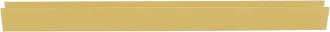 Brixwell SDCD38BGA-CCP72-XCP50 Brite Gold Anodized 3/8" Fixed Panel Shower Door