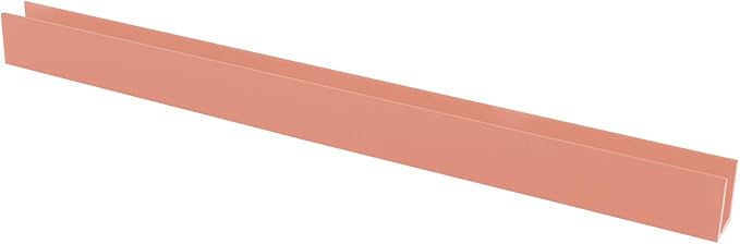Brixwell SDCD38PC0-CCP23 Polished Copper 3/8" Fixed Panel Shower Door Deep