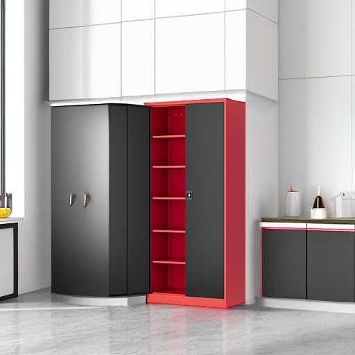 Metal Storage Cabinet-71” Tall Steel File Cabinets