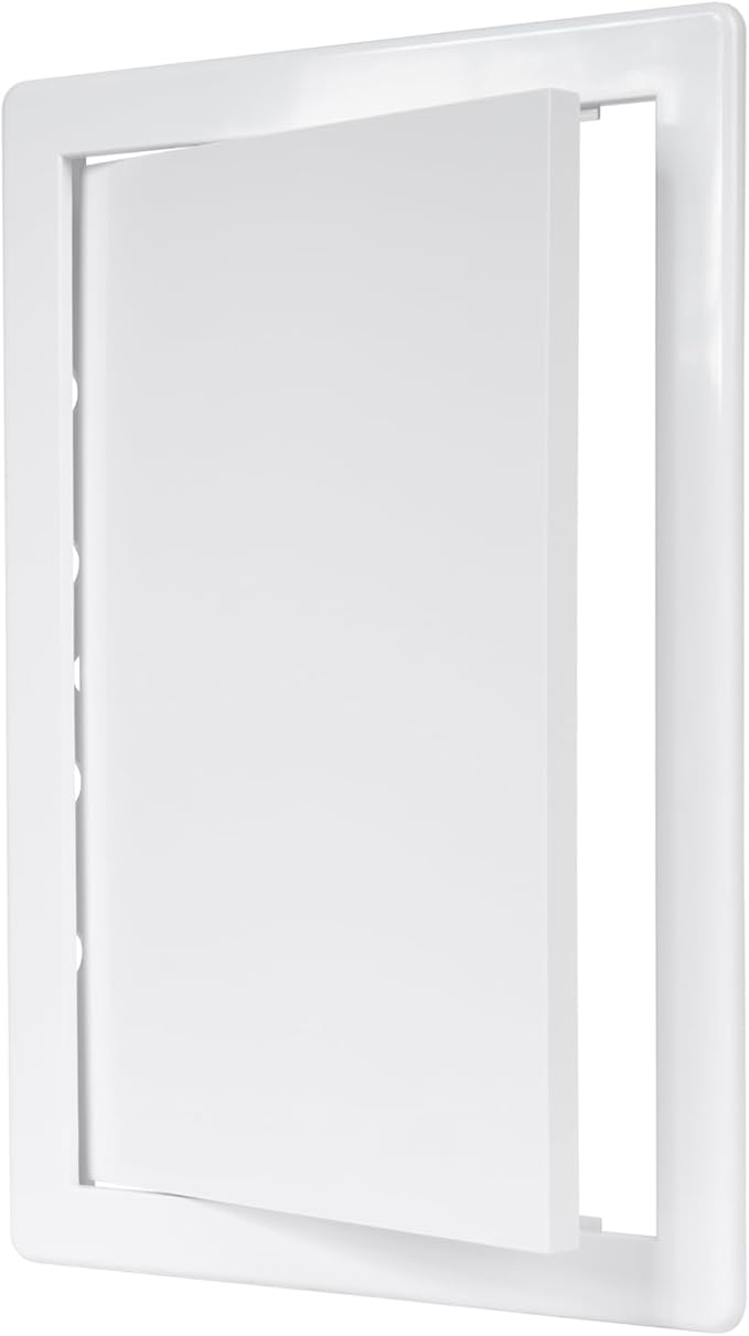 8" x 12" White Plastic Access Panel. Service Shaft Door Panel. Plumbing
