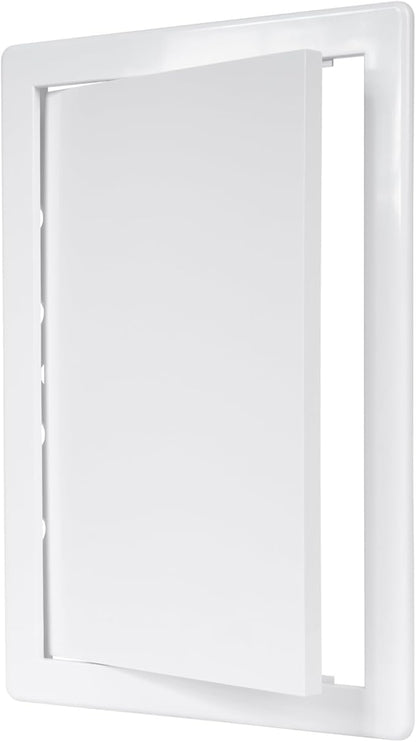 8" x 12" White Plastic Access Panel. Service Shaft Door Panel. Plumbing