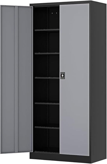 71” Tall Metal Storage Cabinet- Steel File Cabinets