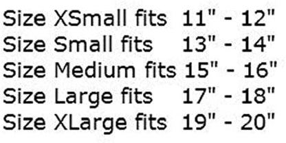 Velpro Mesh Pet Shoulder Harness Collar, 13"-14", Red