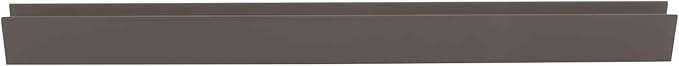Brixwell SDCD38GM-CCP23 Gun Metal 3/8" Fixed Panel Shower Door Deep U-Channel
