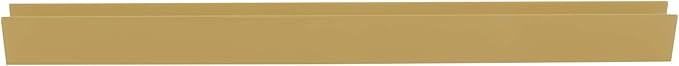 Brixwell SDCD38SB-CCP48-XCP5 Satin Brass 3/8" Fixed Panel Shower Door Deep