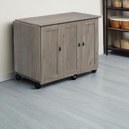 Sauder Craft Cart Storage Cabinet, Rolling Sewing Table