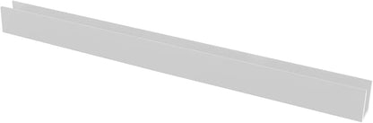 Brixwell SDCD38BS-CCP12 Brushed Stainless 3/8" Fixed Panel Shower Door Deep