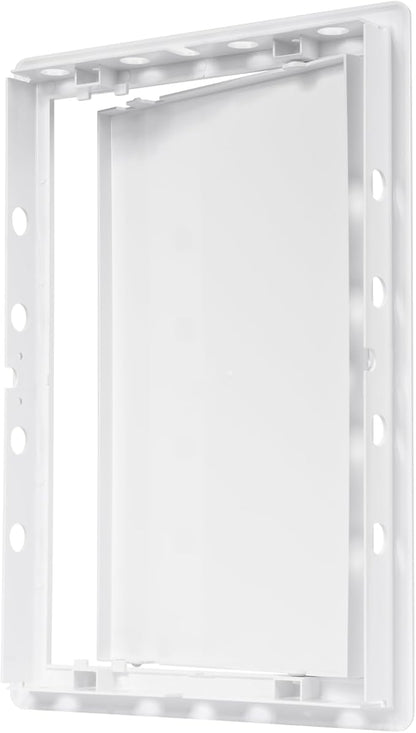 8" x 12" White Plastic Access Panel. Service Shaft Door Panel. Plumbing