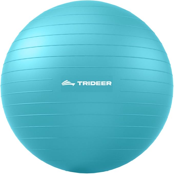 Trideer Exercise Ball for Yoga, Pilates & Fitness – Stability Ball Equipment