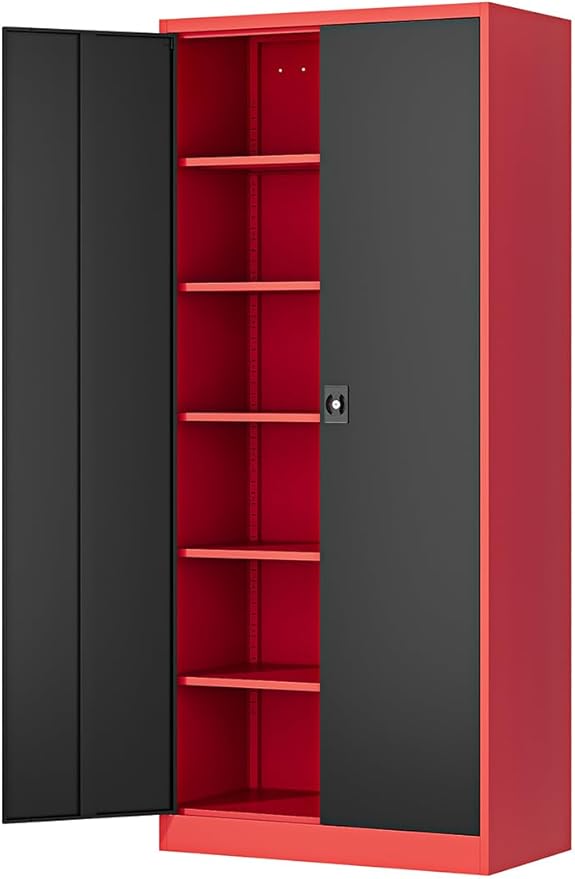 Metal Storage Cabinet-71” Tall Steel File Cabinets