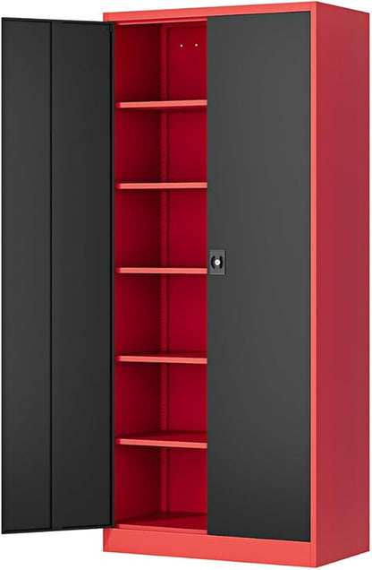 Metal Storage Cabinet-71” Tall Steel File Cabinets