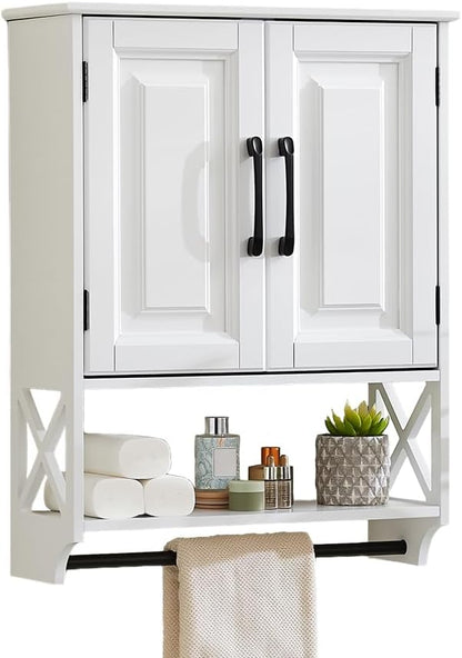 Wall Mounted Bathroom Cabinet, Farmhouse Medicine Cabinet