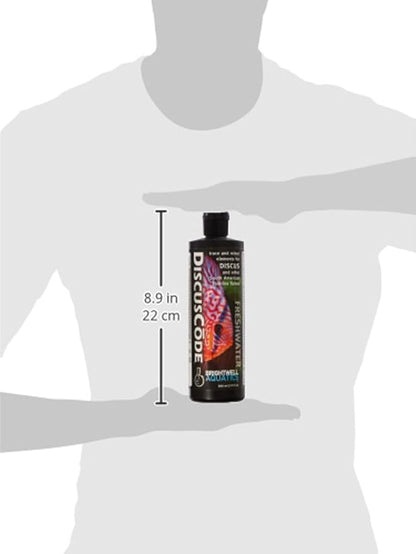 Brightwell Aquatics DiscusCōde Trace and Minor Element Supplement Supports Coloration Nerve Function Overall Health in Discus and Amazonian Freshwater Fish, 500 ml