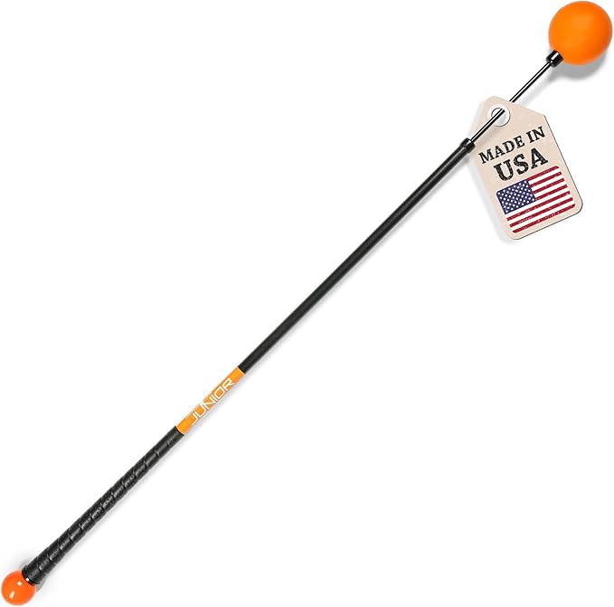 Orange Whip Golf Swing Trainer Aid Patented & Made in USA
