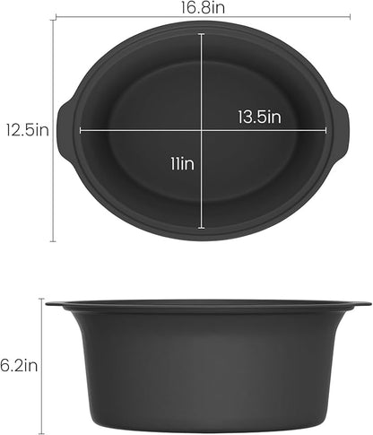 HOMECOOKIN Slow Cooker, Extra Large 10 Quart Digital Programmable Slow Cookers